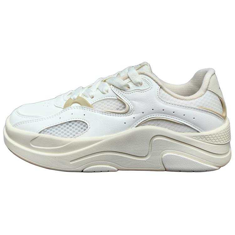 Erke Slip Resistant Lightweight Non slip Lightweight Low top Skateboard Shoes Unisex White Gray