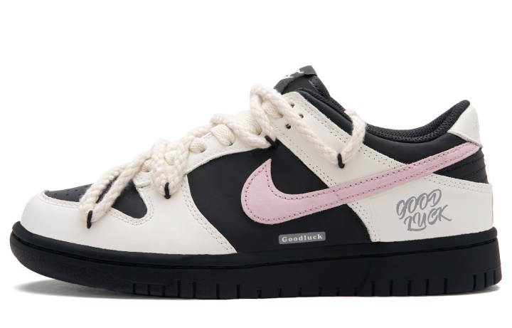 Nike Nike Dunk Low top Skateboard Shoes Unisex Pink White