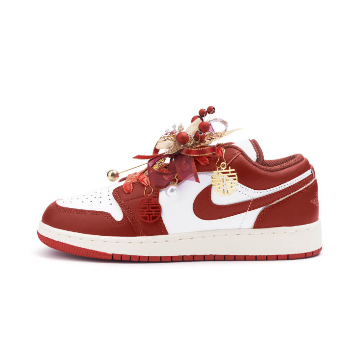 Jordan Jordan Air Jordan 1 Low top Skateboard Shoes Women's Red