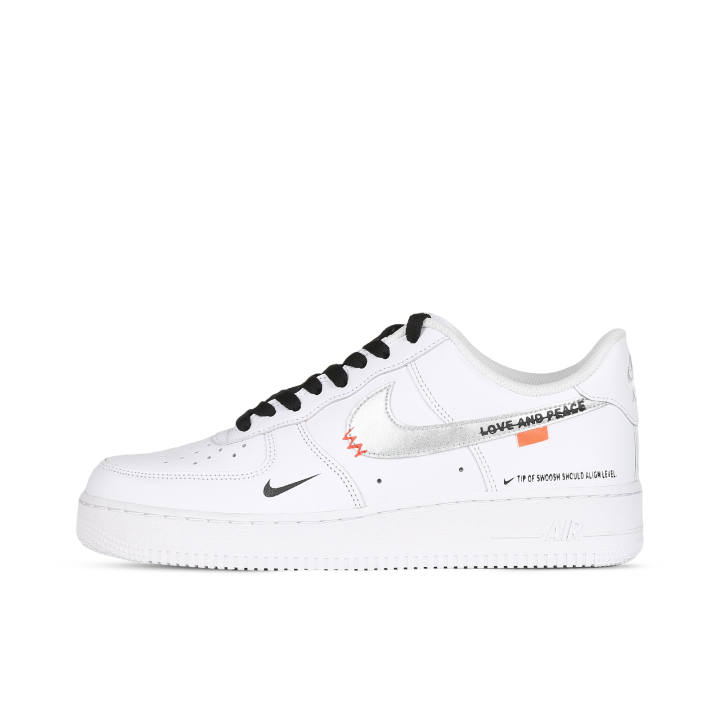 Nike Nike Air Force 1 Low Year Of The Dragon Limited Edition, Blessing Comes Low top Skateboard Shoes Men's Silver White
