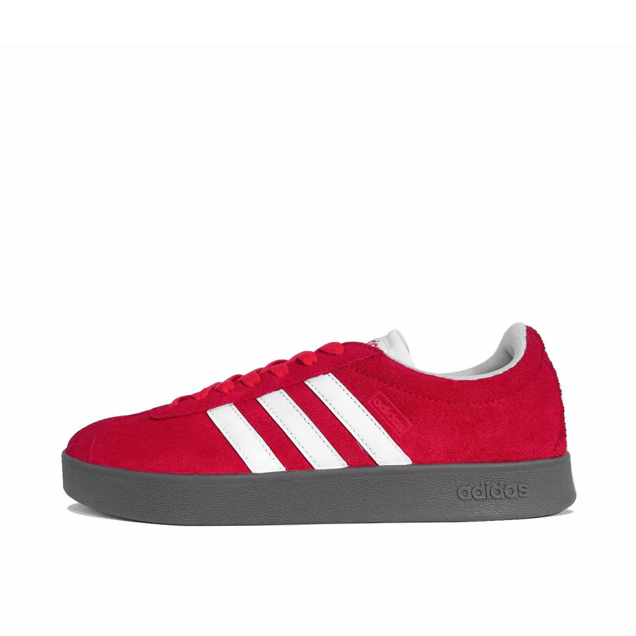 Adidas Adidas VL COURT 2.0 Rose Red Abrasion Resistant Abrasion Resistant Low top Skateboard Shoes Unisex Red White