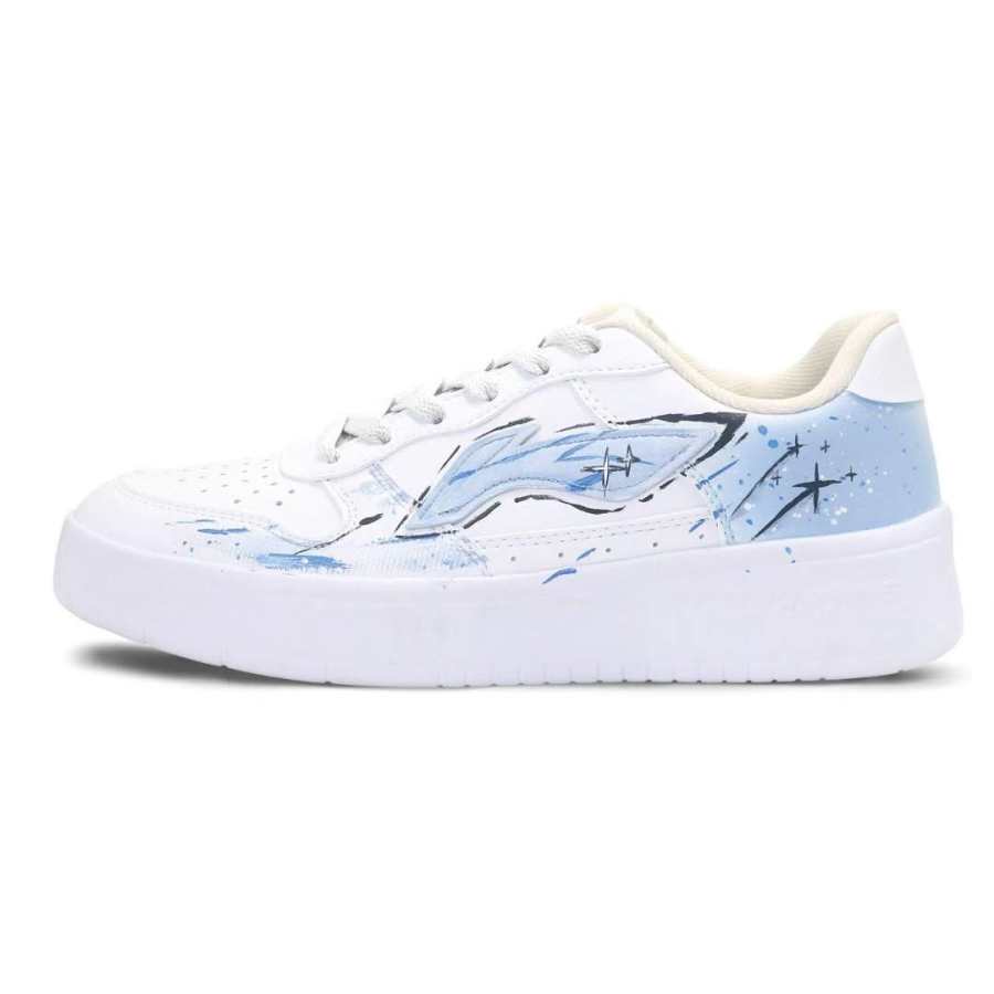 Li-Ning Li Ning Floating Boat Coverage Abrasion Resistant Low top Skateboard Shoes Unisex Blue