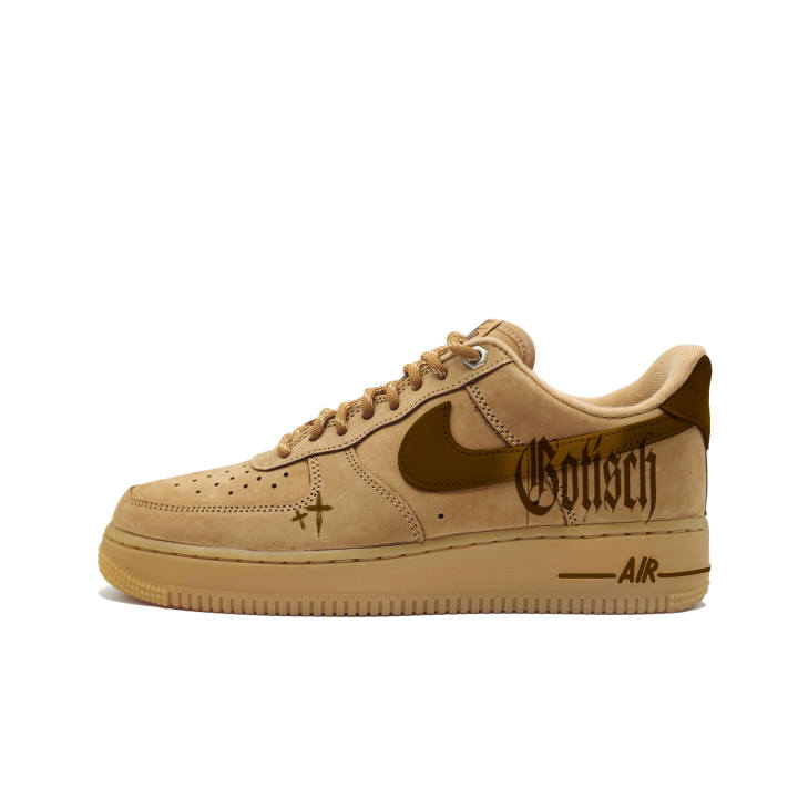 Nike Nike Air Force 1 Desert Star, Pioneer Knight CNY Abrasion Resistant Support Low top Skateboard Shoes Unisex