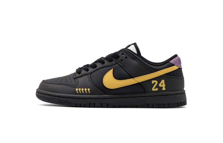 Nike Nike Dunk Mamba Compact Low top Skateboard Shoes Men's Black Yellow Purple
