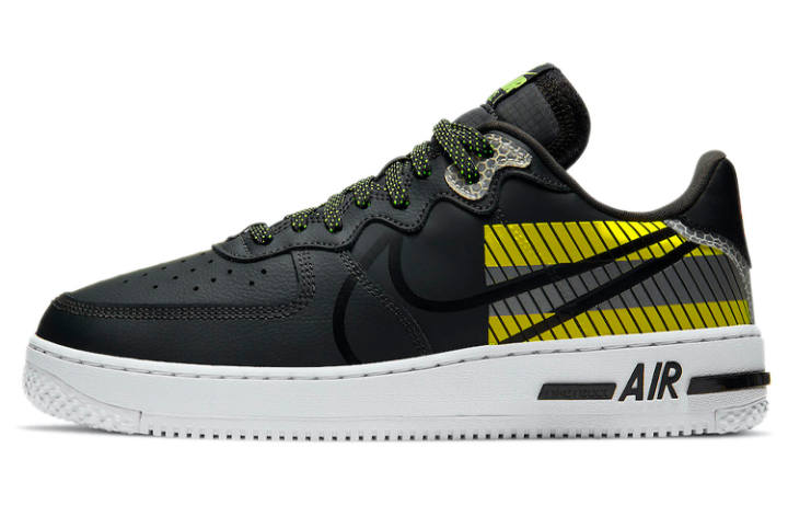 Nike Nike 3M X Air Force 1 React Lx 'Anthracite Volt'