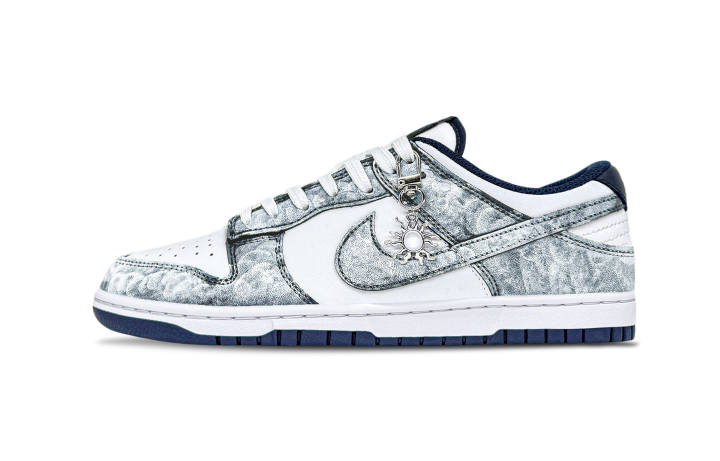 Nike Nike Dunk Galaxy Xingji S Leather Abrasion Resistant Low top Skateboard Shoes Men's Black White