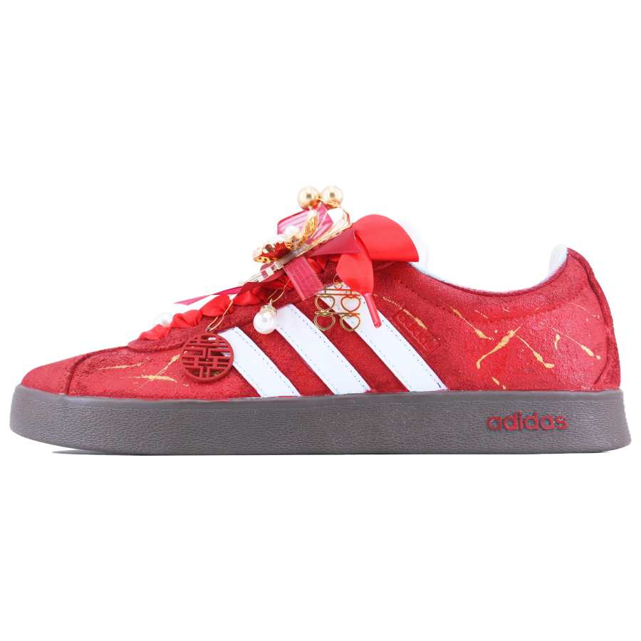 Adidas Adidas VL COURT 2.0 Lifestyle Blissful Union Low top Skateboard Shoes Unisex Red