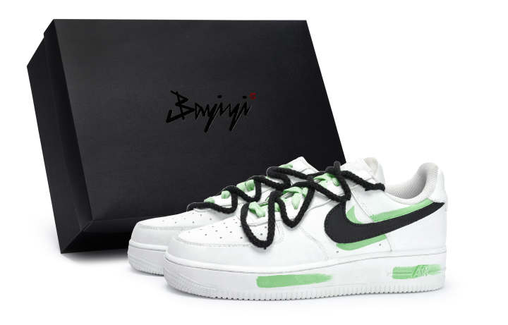 Nike Nike Air Force 1 811 Manufacturing, Rolling Sky Green, Special Shoe Box Low top Skateboard Shoes Unisex
