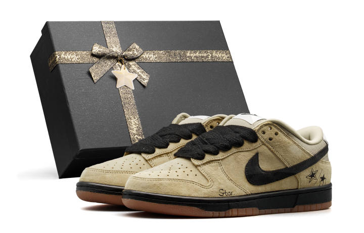 Nike Nike Dunk SB Suede Cushioning Low top Skateboard Shoes Unisex Brown