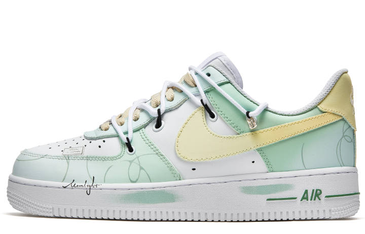 Nike Nike Air Force 1 Da Vinci Custom, Transform Geometric Slip Resistant Quick Dry Abrasion Resistant Balance