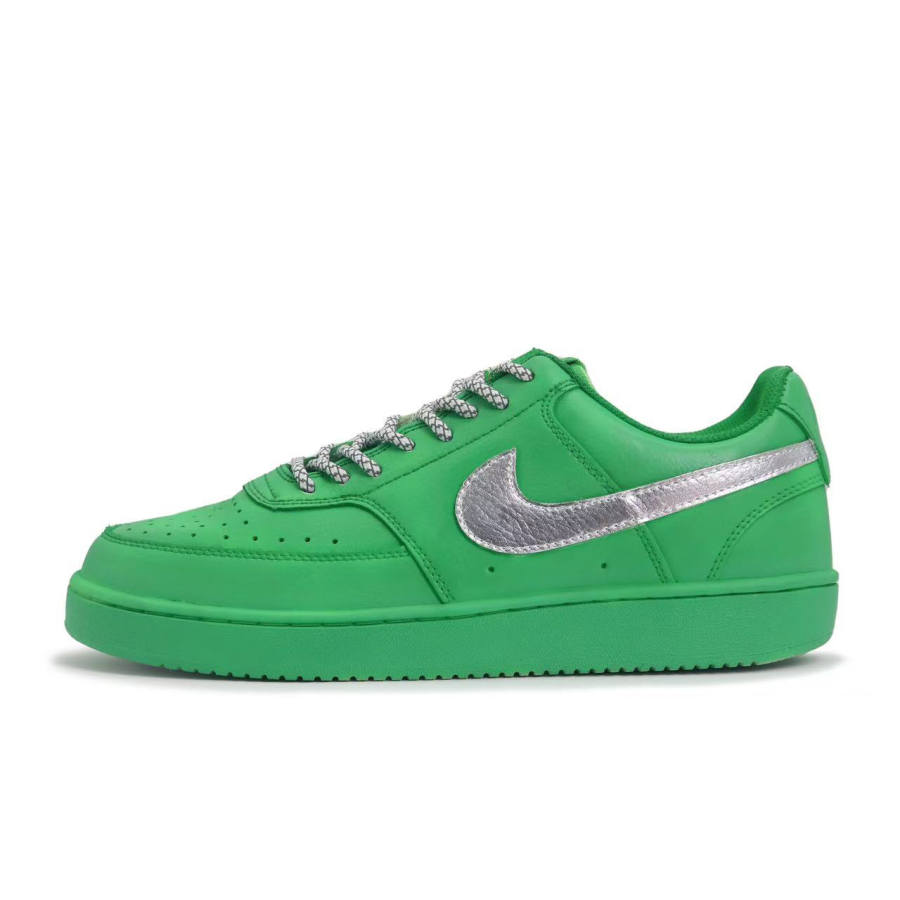 Nike Nike Court Vision Lightweight Low top Skateboard Shoes Men's Green Silver