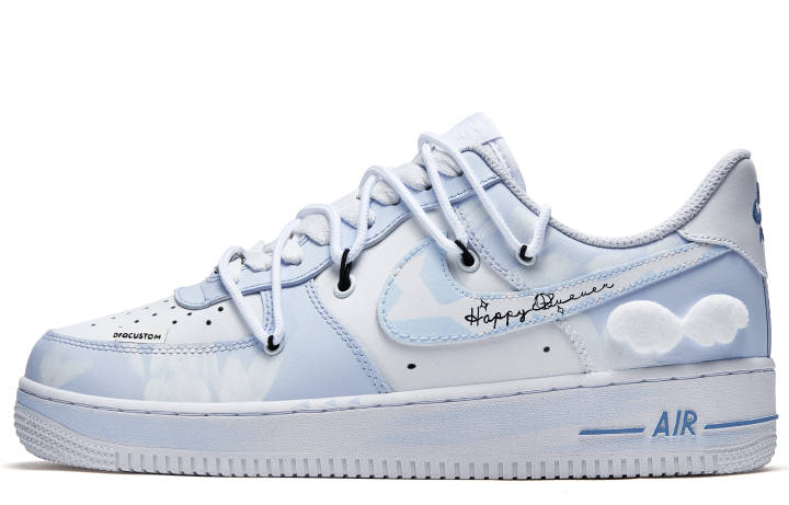 Nike Nike Air Force 1 ADCDAVINCI Custom, Angel Wings Slip Resistant Quick Dry Abrasion Resistant Balance