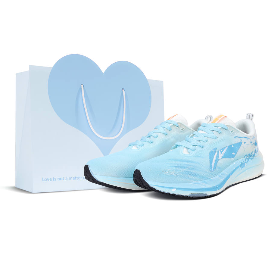 Li-Ning Li Ning Red Hare 8 Textile Cushioning Abrasion Resistant Low top Casual Sprint Physical Fitness Test & Exam Racing