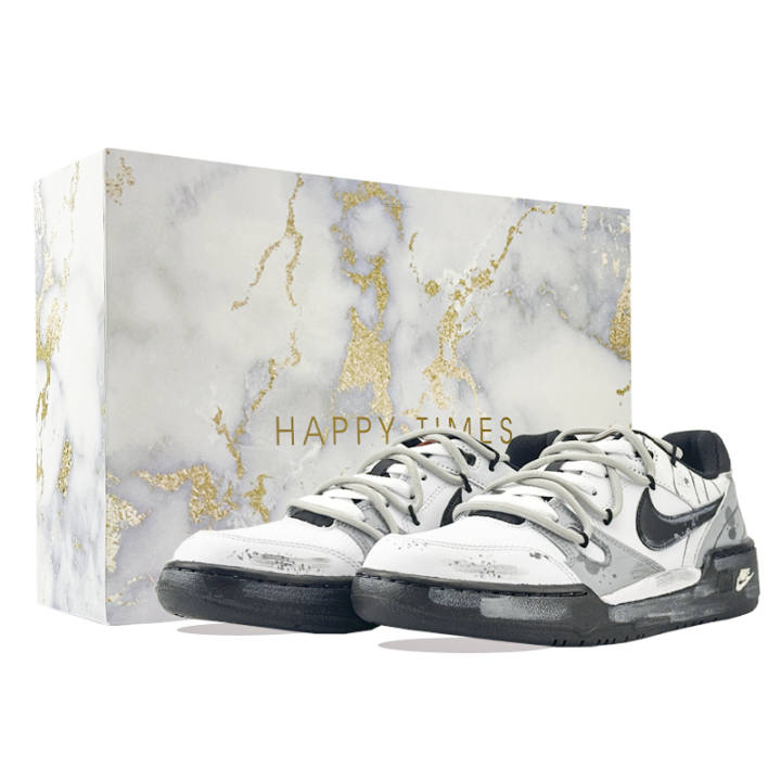Nike Nike Full Force Gray Player Cushioning Abrasion Resistant Cushioning, Wear Resistant Low top Skateboard Shoes Men's