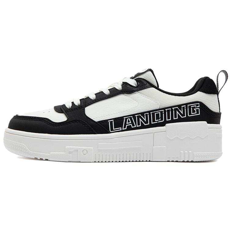 361° Slip Resistant Abrasion Resistant Low top Skateboard Shoes Women's Black White