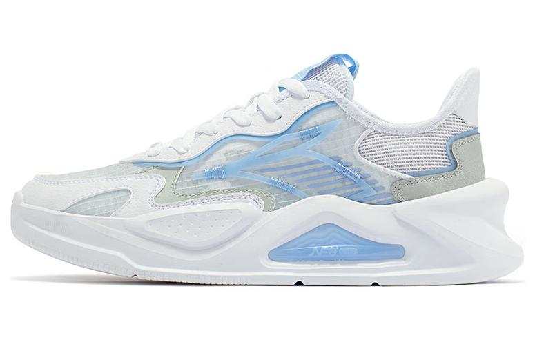 361° Jincheng SE Slip Resistant, Abrasion Resistant, Breathable Low top Skateboard Shoes Men's White Blue