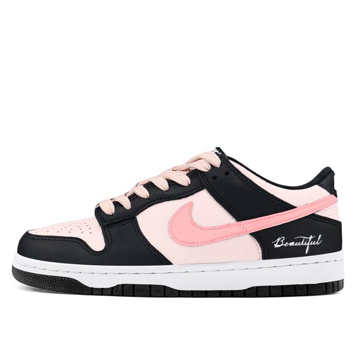 Nike Nike Dunk Cushioning, Wear Resistant Low top Skateboard Shoes Unisex Strawberry Pink