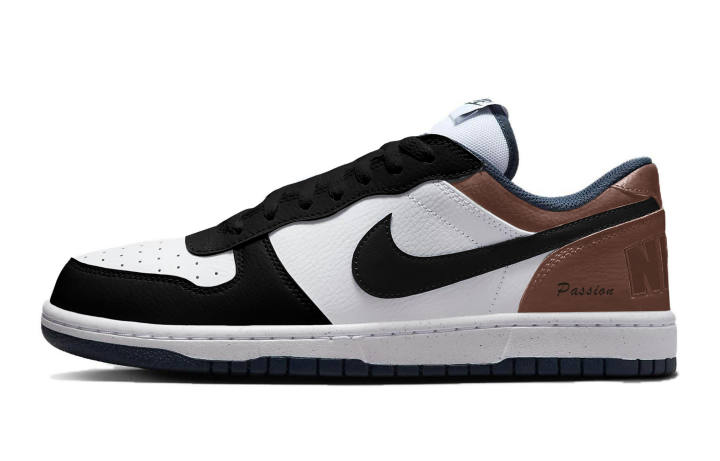 Nike Nike Big Black Brown, Brown Synthetic Leather, Leather Cushioning Abrasion Resistant Cushioning, Wear Resistant Low top