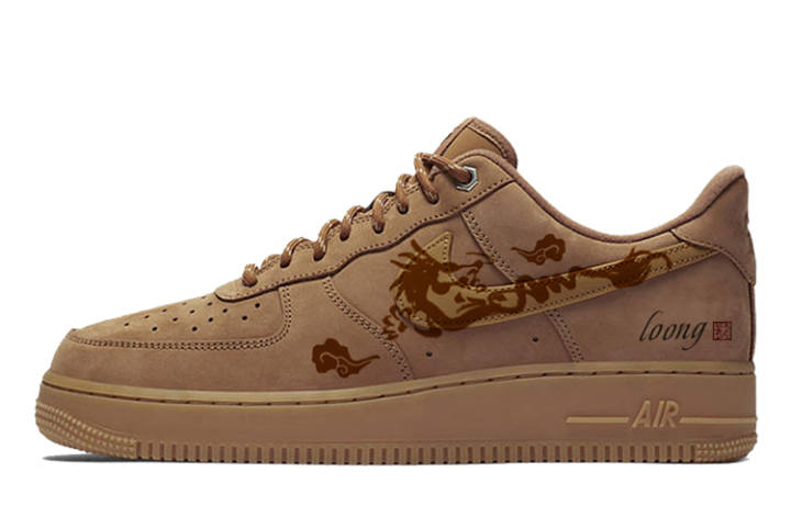 Nike Nike Air Force 1 Soaring Through The Clouds And Riding The Mist, The Dragon Roams The World.