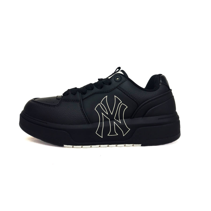 MLB Chunky Liner Abrasion Resistant Abrasion Resistant Low top Skateboard Shoes Unisex Black