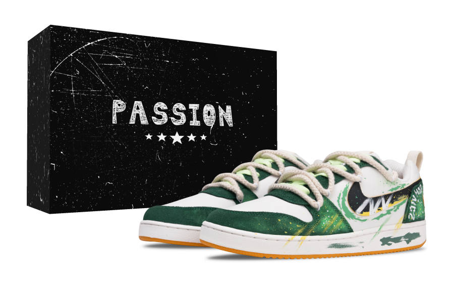 Nike Nike Court Borough PRM Full Of Interest Leather Cushioning Abrasion Resistant Cushioning, Wear Resistant Low top