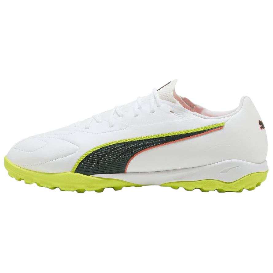 PUMA King 20 Rebound Soccer Shoes Unisex White Black