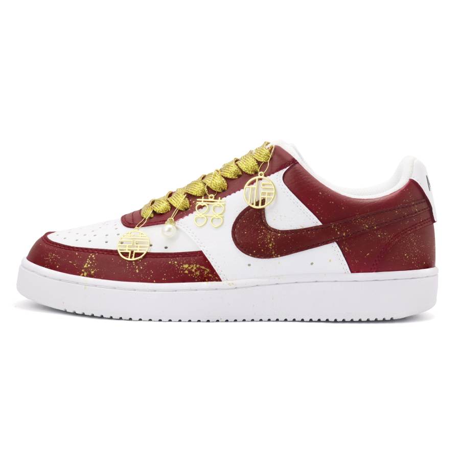 Nike Nike Court Vision 1 In The Name Of Love, Celebrating Matrimony Leather Slip Resistant Abrasion Resistant Low top
