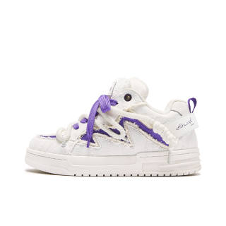 CHUMU Slip Resistant Lightweight Height Increasing Low top Skateboard Shoes Unisex Purple