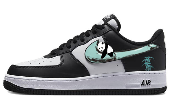 Nike Nike Air Force 1 Low top Skateboard Shoes Men's White Black Green
