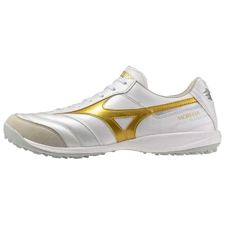 Mizuno MORELIA SALA Soccer Shoes Unisex White Gold