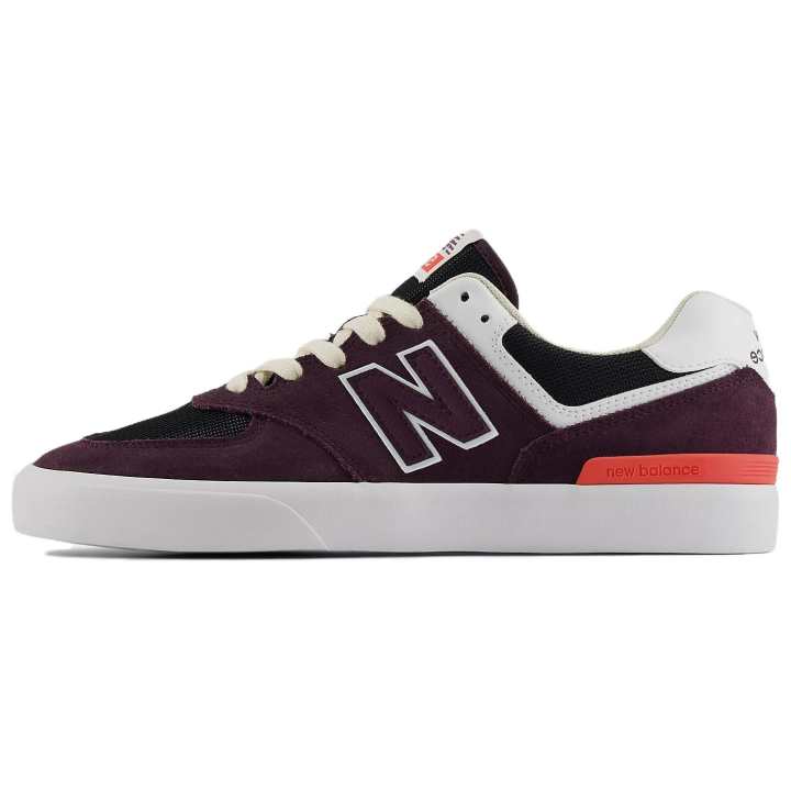 New Balance Numeric 574 New Balance Vulc 'Plum Brown White'