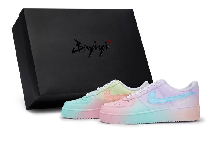 Nike Nike Air Force 1 811 Manufacturing, Multicolor Spring Glow, Special Shoe Box Low top Skateboard Shoes Unisex