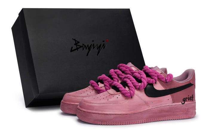 Nike Nike Air Force 1 Patient Girlish, Special Shoe Box Slip Resistant Abrasion Resistant Low top Skateboard Shoes Unisex