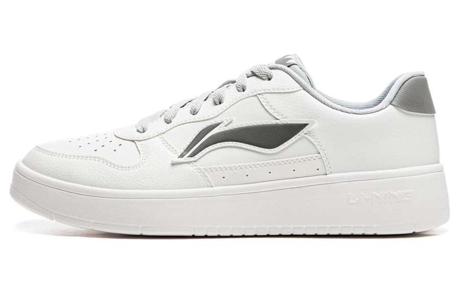 Li-Ning Li Ning Floating Boat Low top Skateboard Shoes Men's White Gray
