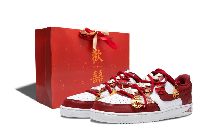Nike Nike Dunk Slip Resistant Abrasion Resistant Low top Skateboard Shoes Men's True Red
