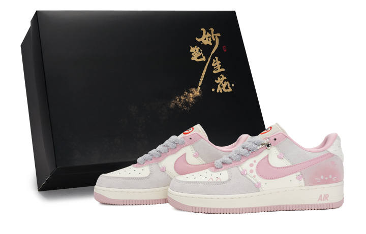 Nike Nike Air Force 1 Skateboard Shoes Women's Low Top Pink/White/Purple