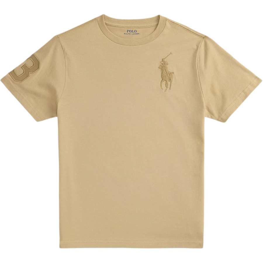 Polo Ralph Lauren Big Pony T Shirt Classic Khaki Teenagers