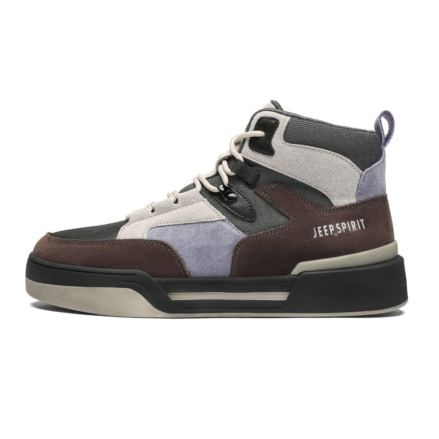 JEEP SPIRIT High top Skateboard Shoes Men's Volcanic Ash