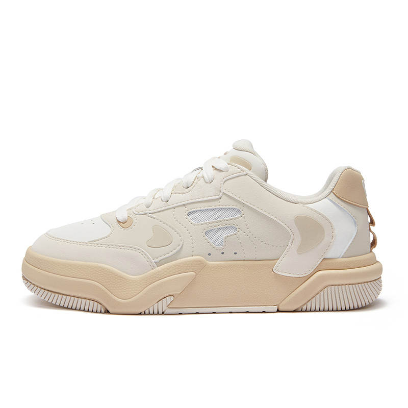 FILA FUSION GRIND Jump Skateboard Shoes Low top Skateboard Shoes Women's Yellow White