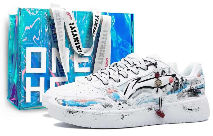 Li-Ning Li Ning Sycee 2 Cushioning Abrasion Resistant Cushioning, Wear Resistant Low top Skateboard Shoes Unisex