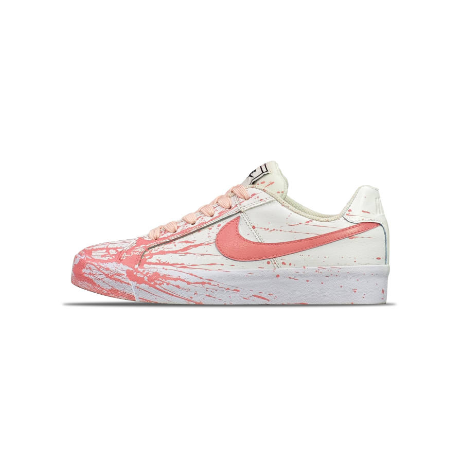 Nike Nike Court Royale AC Slip Resistant Low top Skateboard Shoes Unisex Pink White