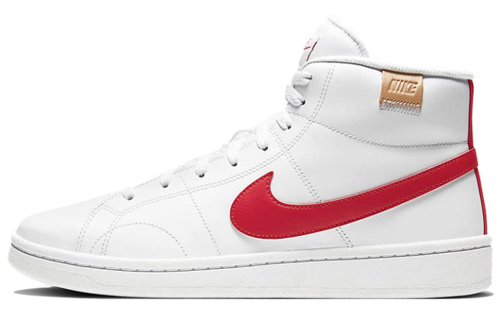 Nike Nike Court Royale 2 Mid Synthetic Leather Slip Resistant Cushioning Abrasion Resistant