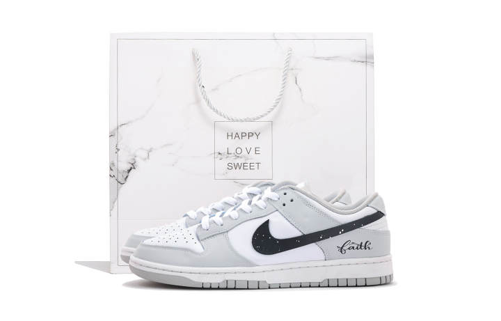 Nike Nike Dunk Coverage Abrasion Resistant Coverage Abrasion Resistant Low top Skateboard Shoes Unisex Light Gray