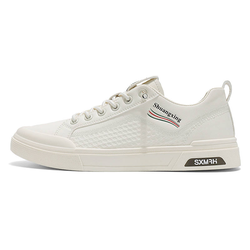 Binary Binary Breathable And Wear resistant Low top Skateboard Shoes Men's Beige