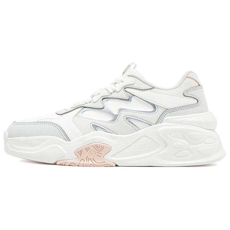 361° Jincheng Low top Skateboard Shoes Women's White Gray