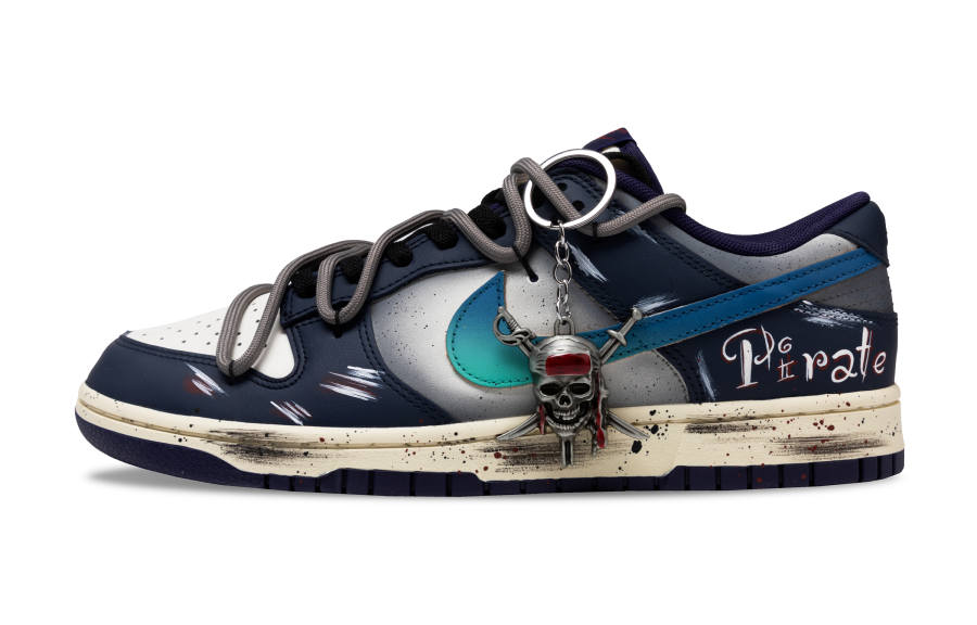Nike Nike Dunk Pirate's Ambiance Classic And Versatile Slip Resistant Abrasion Resistant Low top Skateboard Shoes Men's