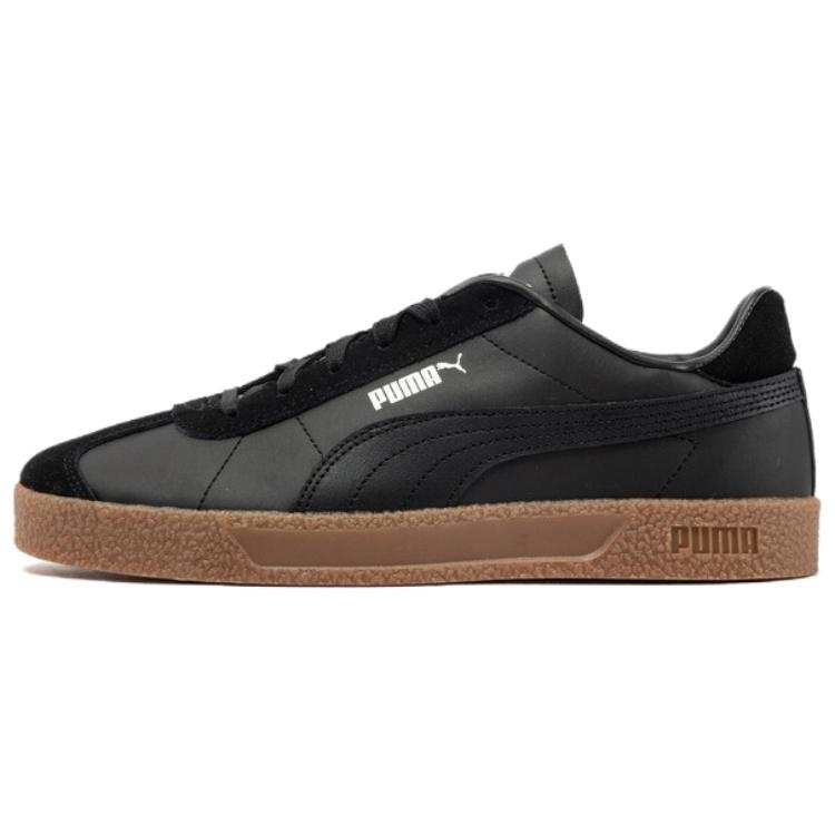 PUMA Club Abrasion Resistant Low top German Army Trainers Unisex Black White