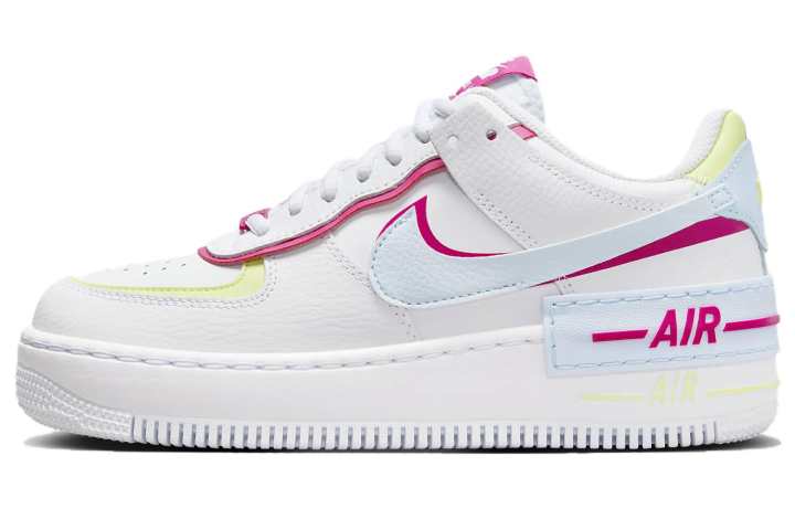 Nike Nike Air Force 1 Shadow White Blue Tint Fireberry Women's