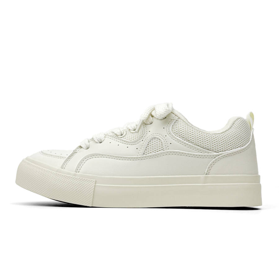 HUANQIU Lightweight Slip Resistant Lightweight Anti Slip Low top Skateboard Shoes Men's Beige