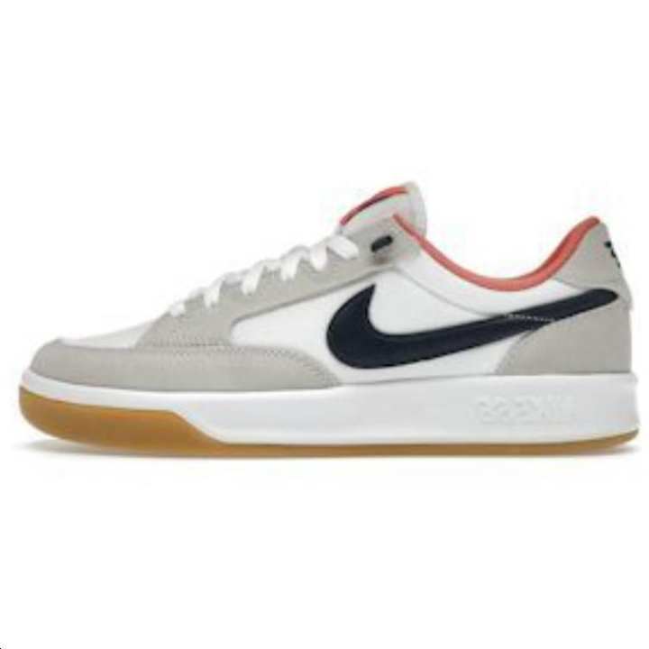 Nike Nike Sb Zoom Air Abington Premium White Mettalic Silver
